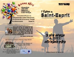 Eglise du Saint-Esprit Edmundston Bulletin Juin 2025