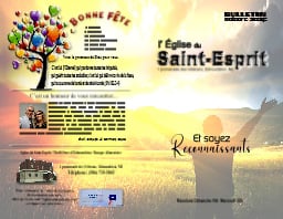 Eglise du Saint-Esprit Edmundston Bulletin